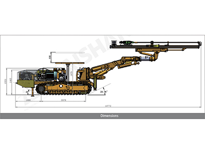 Foreuse hydraulique pour tunnels KJ310